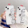 【SC28】BOY  ❤️  Girl ❤️  カップル ❤️  iPhone13 ❤️  iPhone13 Pro ❤️  iPhone13 ProMax