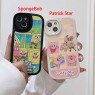 【SP23】スポンジボブ ❤️  カップル  ❤️ かわいい ❤️ 可愛い❤️ スマホケース❤️ iPhoneケース