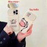 【SR25】乳牛 ❤️ 可愛い ❤️ シンプル ❤️ 鏡  ❤️ スマホケース❤️ iPhoneケース