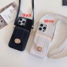 【SV85】レザー  ❤️ 財布 ❤️ ストラップ ❤️ 高品質❤️ スマホケース❤️ iPhoneケース