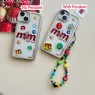 【BG06】 M&M's ❤️ ペンダント ❤️ 可愛い ❤️ かわいい ❤️ スマホケース❤️ iPhoneケース