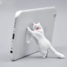 【Y541】3個入りかわいい猫の携帯電話タブレットスタンドホルダー、デスクサポートレジンデザインアニマルホルダー、スマートフォン用