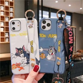 【SN32】トムとジェリー Tom and Jerry ストラップ リストバンド ❤️ かわいい 可愛い アニメーション ❤️ iPhone14 Pro ❤️ iPhone14 ❤️ iPhone14 Pro Max