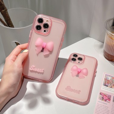 【SH15】気質 ❤️  花  ❤️ ちょうネクタイ ❤️   ピンク ❤️   iPhone13