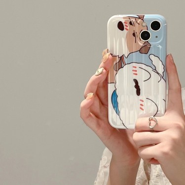 【SQ120】野原 シロ ❤️ のはら シロ ❤️ 可愛い ❤️ かわいい ❤️ スマホケース ❤️ iPhoneケース
