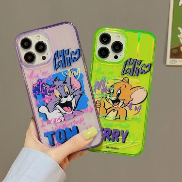 【SU75】トムとジェリー ❤️ Tom and Jerry ❤️ 可愛い ❤️ カップル ❤️ スマホケース❤️ iPhoneケース