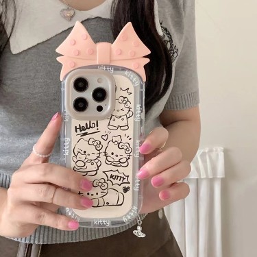 【SZ39】ハローキティ ❤️ Hello Kitty ❤️ 可愛い  ❤️ スマホケース❤️ iPhone ケース