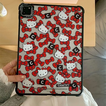【BH08】ハローキティ❤️ Hello Kitty  ❤️ 可愛い ❤️ ファッション ❤️ iPad ケース