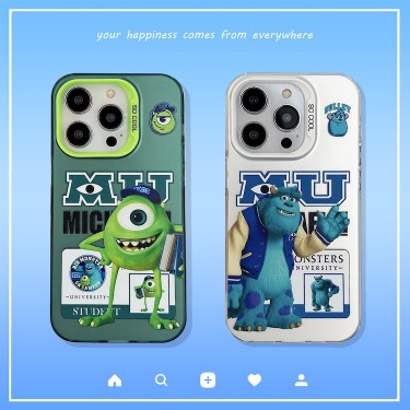 【BK02】モンスターズ·ユニバーシティ ❤️ Mike ❤️ Sully ❤️ 可愛い ❤️ iPhoneケース ❤️ スマホケース