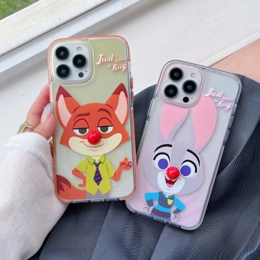 【BK17】 ズートピア ❤️ Zootopia  ❤️ Nick ❤️ Judy ❤️ 可愛い ❤️ iPhoneケース ❤️ スマホケース