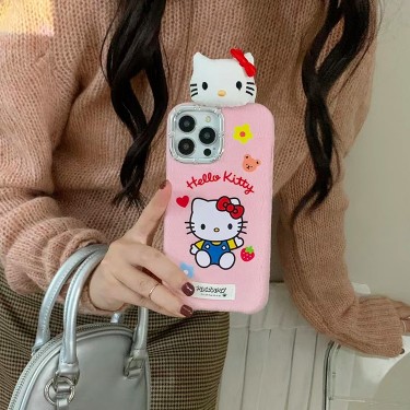 【BA61】秋冬 ❤️ ハローキティ❤️ Hello Kitty ❤️ 可愛い ❤️ スマホケース❤️ iPhoneケース