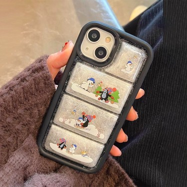【BC33】ペンギン ❤️ ダウンジャケット型 ❤️ 可愛い ❤️ かわいい ❤️ スマホケース❤️ iPhoneケース