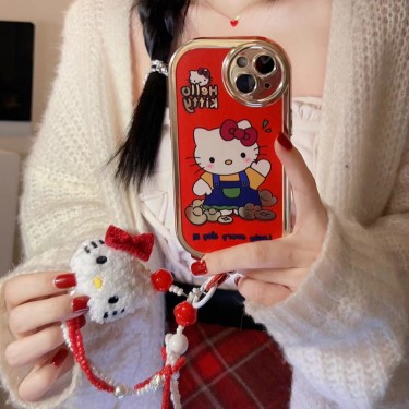【BD03】ハローキティ ❤️ Hello Kitty ❤️  ブレスレット  ❤️ スマホケース❤️ iPhoneケース
