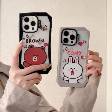 【BD44】ブラウン ❤️ コニー ❤️ かわいい ❤️ 可愛い ❤️ iPhoneケース ❤️ スマホケース