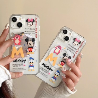 【BD53】マグセーフ❤️ MagSafe ❤️ ミッキー ❤️ 可愛い ❤️ スマホケース❤️ iPhoneケース