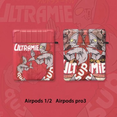【BD62】ウルトラマン ❤️ Ultraman ❤️ Airpodsケース ❤️ Airpods 1/2/3/Pro/Pro 2 ケース 
