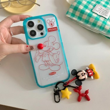 【BJ03】ミッキー ❤️ ペンダント❤️ 可愛い  ❤️ かわいい ❤️ スマホケース❤️ iPhoneケース