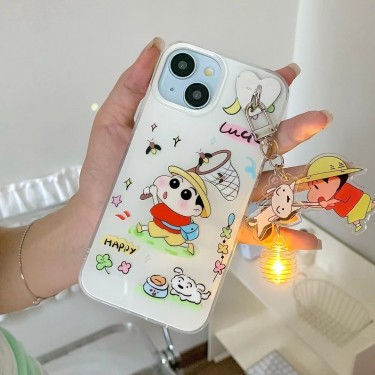 【BJ14】クレヨンしんちゃん ❤️ Crayon Shin-chan  ❤️ ペンダント ❤️ かわいい ❤️ スマホケース❤️ iPhoneケース